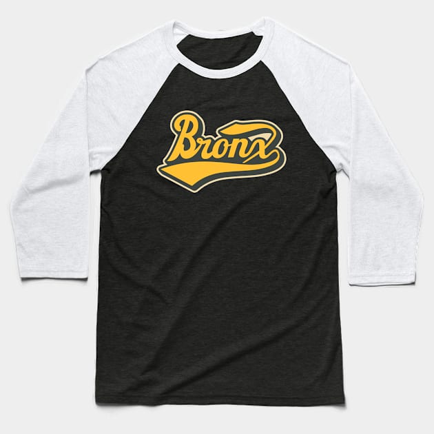 ew York Bronx - New York Bronx Schriftzug - Bronx Logo Baseball T-Shirt by Boogosh